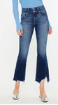 KanCan High Rise Cropped Flare Jeans