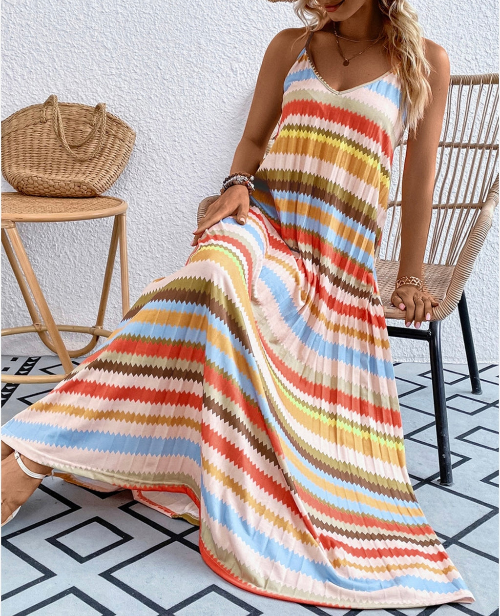 Striped Dress Regular & Plus