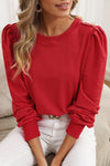 Red Puffy Sweatshirt
