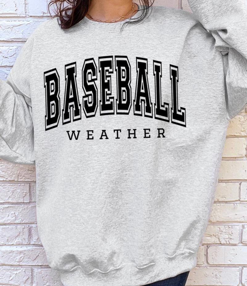 Baseball Weather Sweatshirt - Regular & Plus
