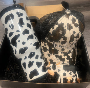 Cow Christmas Box