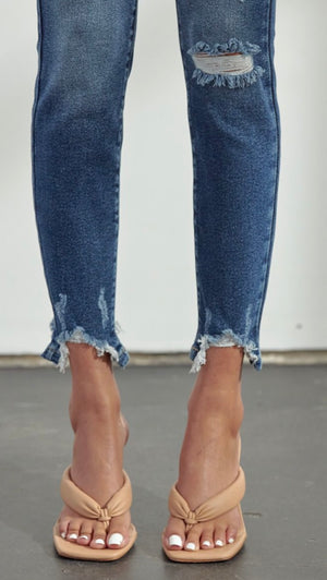 High Rise KanCan Distress Jeans - Regular & Plus
