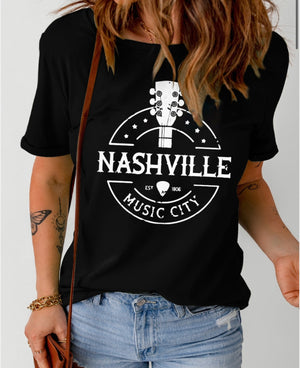 Crew Neck Nashville Tee
